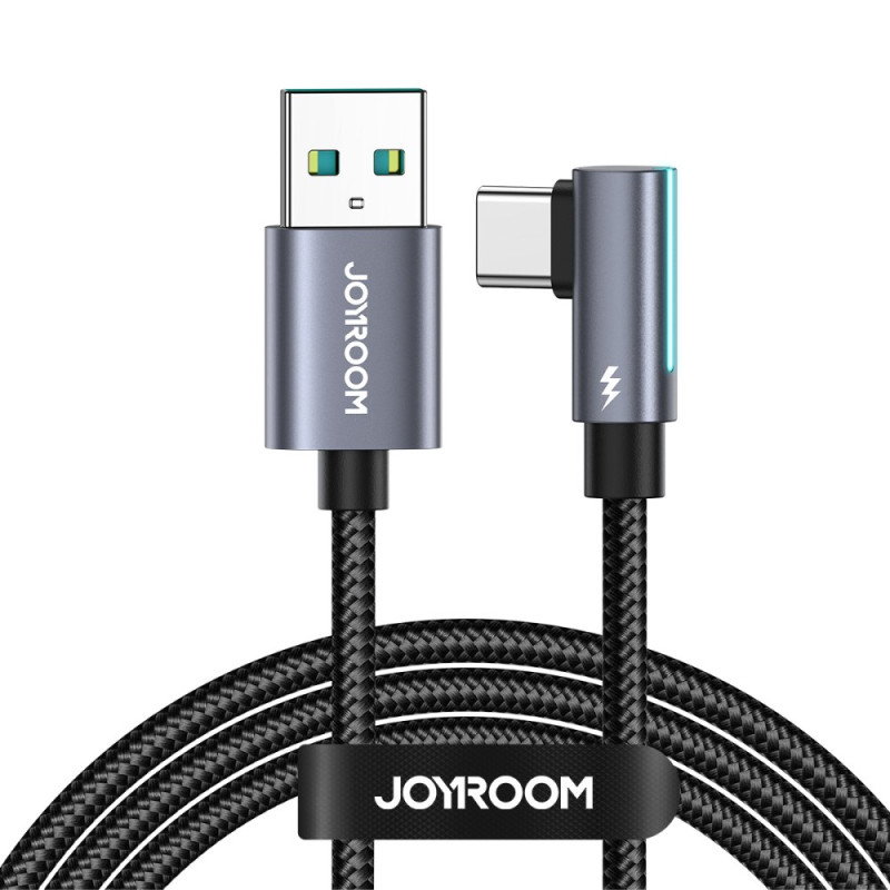 JOYROOM cable 1,2m USB y USB-C extremos Ángulo recto