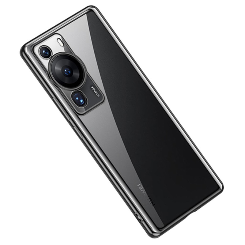 Funda Huawei P60 Pro Transparente Bordes Estilo Metal SULADA
