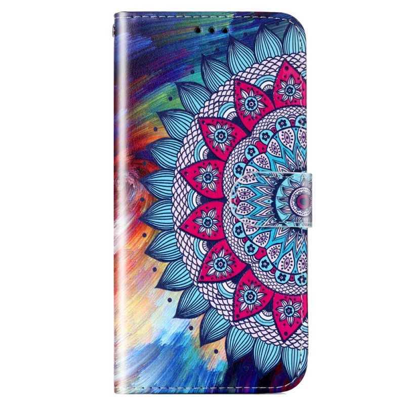 Funda con colgante
 Mandala de colores para Sony Xperia 10 V