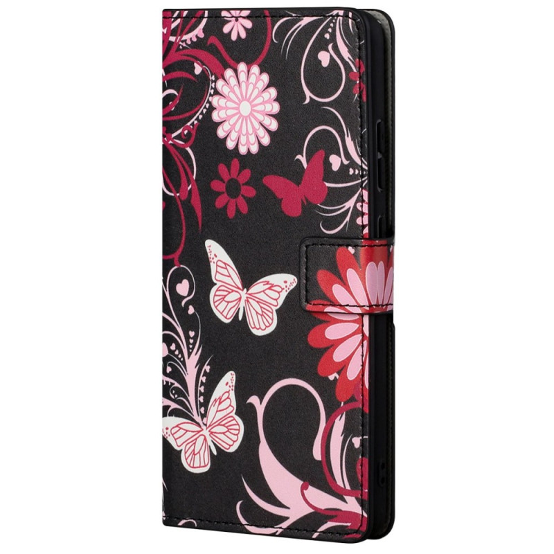 Funda para Moto G82 5G / G52 Beautiful Butterflies