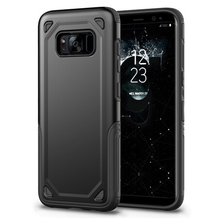 Samsung Galaxy S8 Armor Funda Efecto Metal