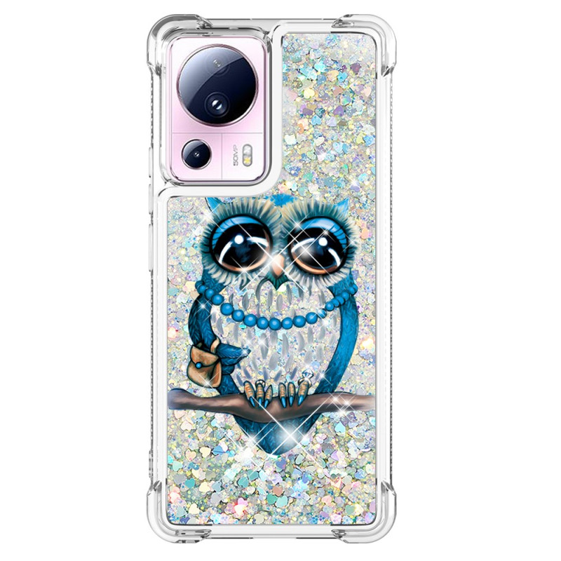 Funda Xiaomi 13 Lite Glitter Owl

