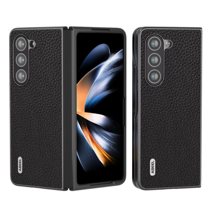 Funda Samsung Galaxy Z Fold 5 clásica de piel ABEEL
