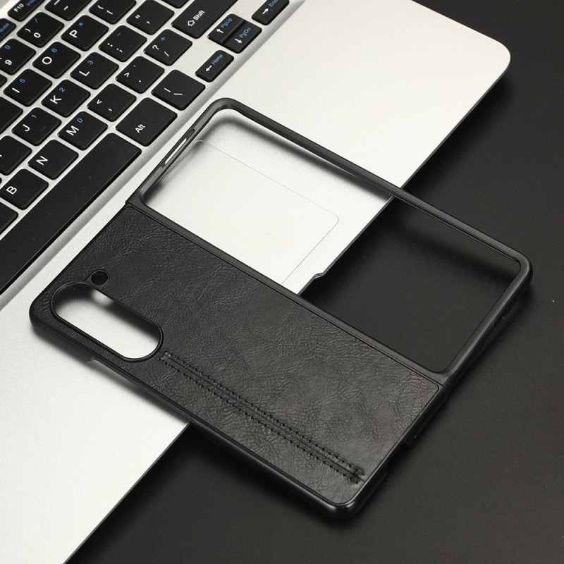 Funda Samsung Galaxy Z Fold 5 rígida estilo piel
