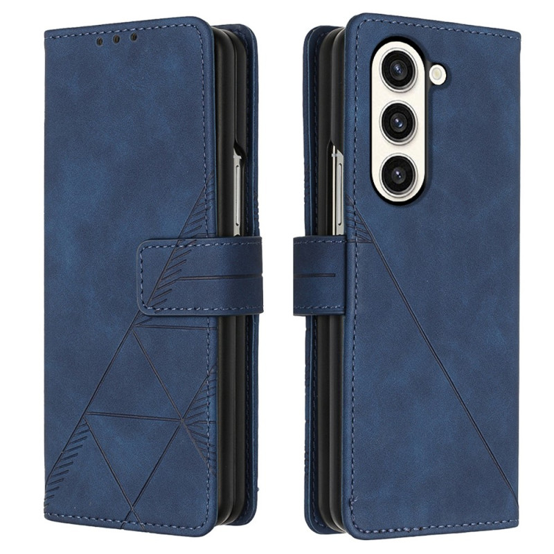 Funda Samsung Galaxy Z Fold 5 Patrón de triángulos