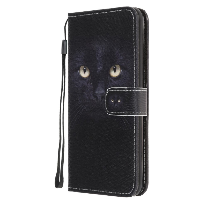 Moto G32 Negro Cat Eye Colgante
 Caso