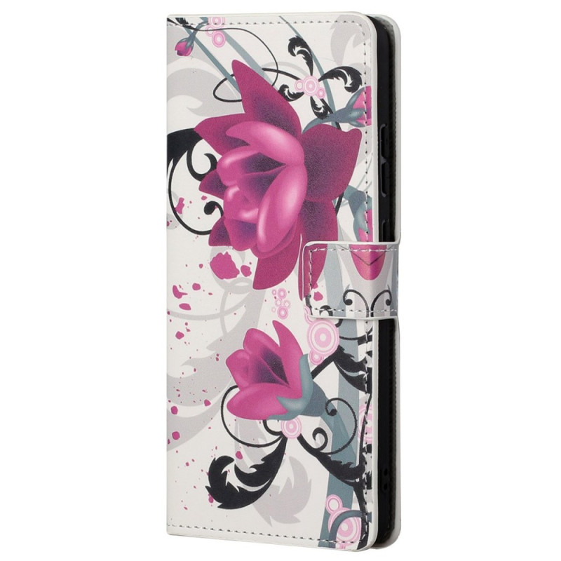 Funda Flores Tropicales Moto G42