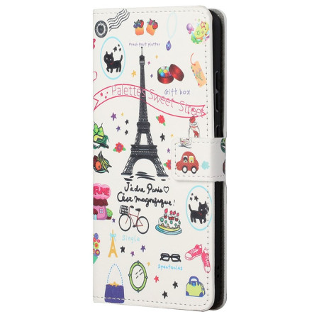 Funda Moto G22 I Love Paris