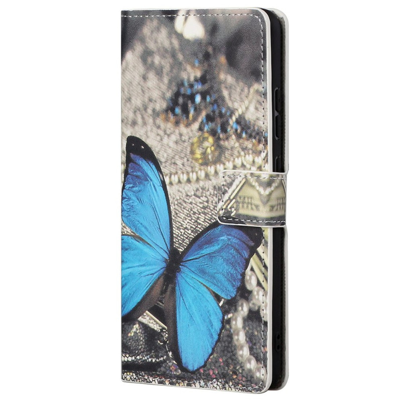 Funda Mariposa Azul Moto G22