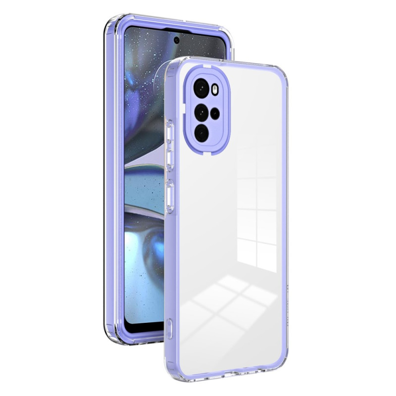 Funda Moto G22 Transparente Bordes de Color
