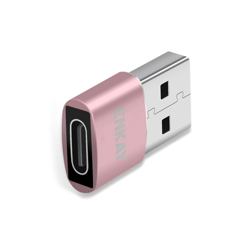 Adaptador mini USB macho a hembra USB-C