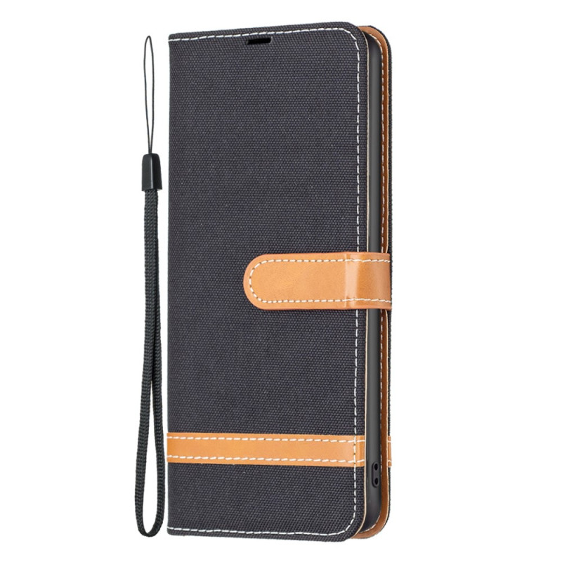 Funda Xiaomi Redmi 12 de tela y colgante

 efecto cuero