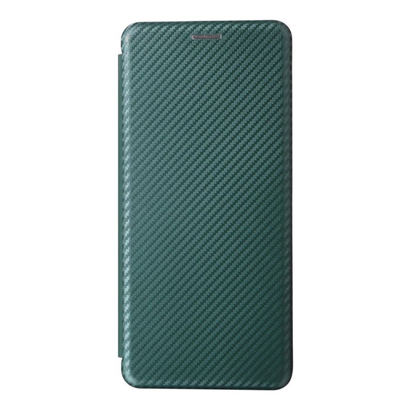 Flip Cover Xiaomi Redmi 12 Fibra de Carbono