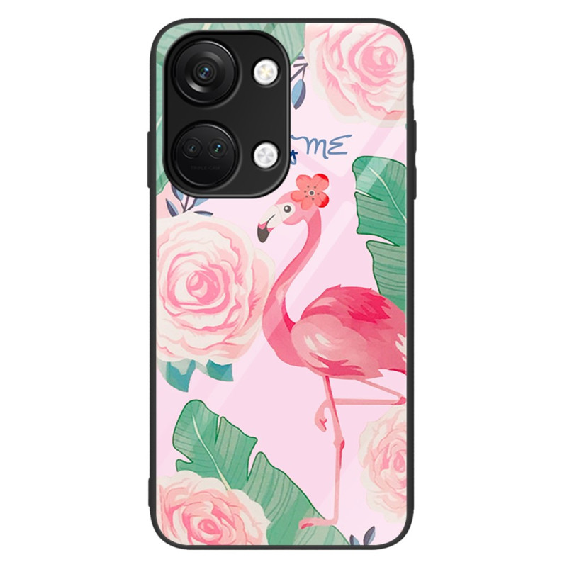 Funda OnePlus Nord 3 5G Toughened Glass Pink Flamingo