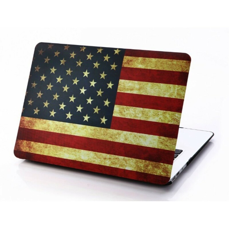 Funda para MacBook de 13 pulgadas con la bandera americana