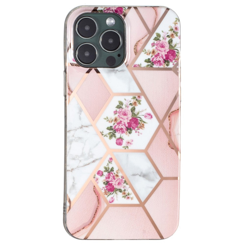 Funda Floral Mármol iPhone 15 Pro