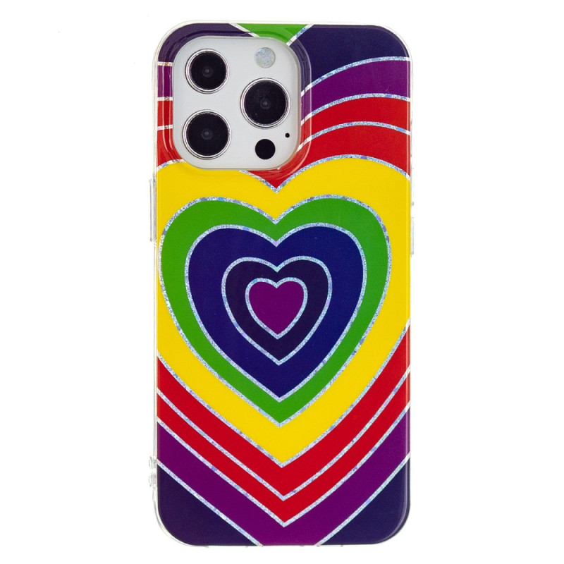 Funda Corazón Psicodélico iPhone 15 Pro