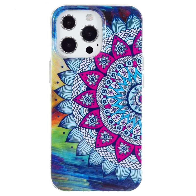 Funda Mandala Fluorescente iPhone 15 Pro