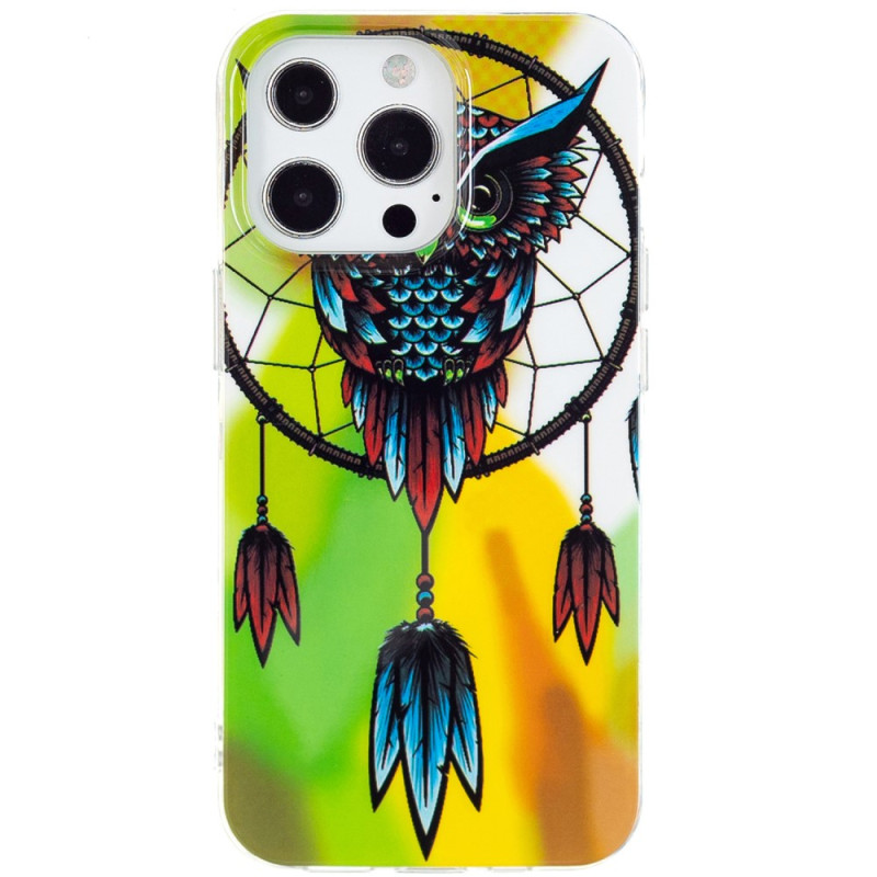 Funda fluorescente Dream Catcher para iPhone 15 Pro