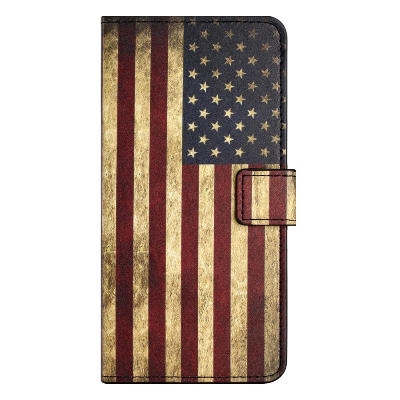 Funda iPhone 15 Vintage USA Flag