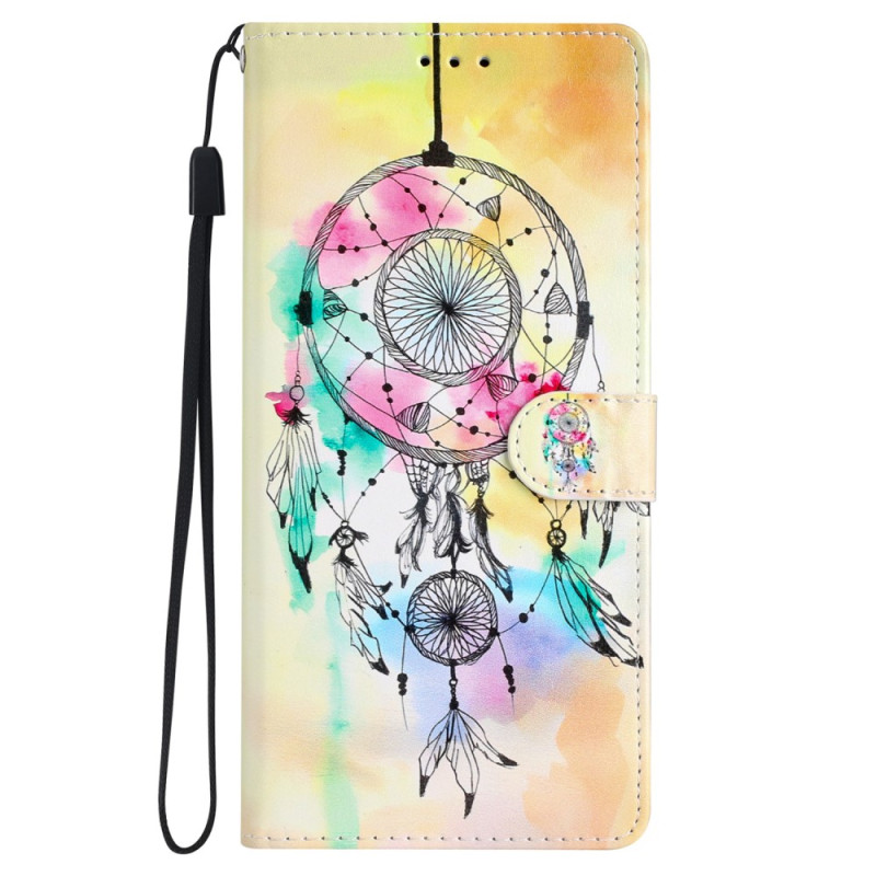 Funda Acuarela iPhone 15 Dreamcatcher Lanyard

