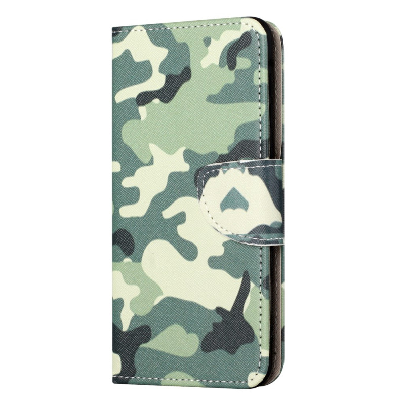 Funda militar de camuflaje para iPhone 15 Plus