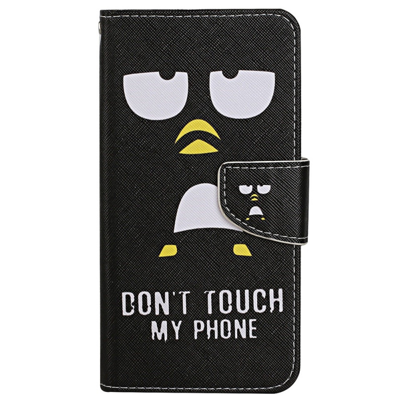 Funda con colgante
 Penguin Don't Touch my Phone iPhone 15