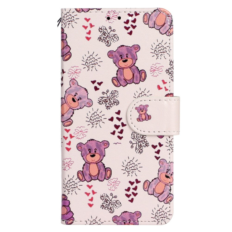 Funda de cordón para iPhone 15 Little Bears