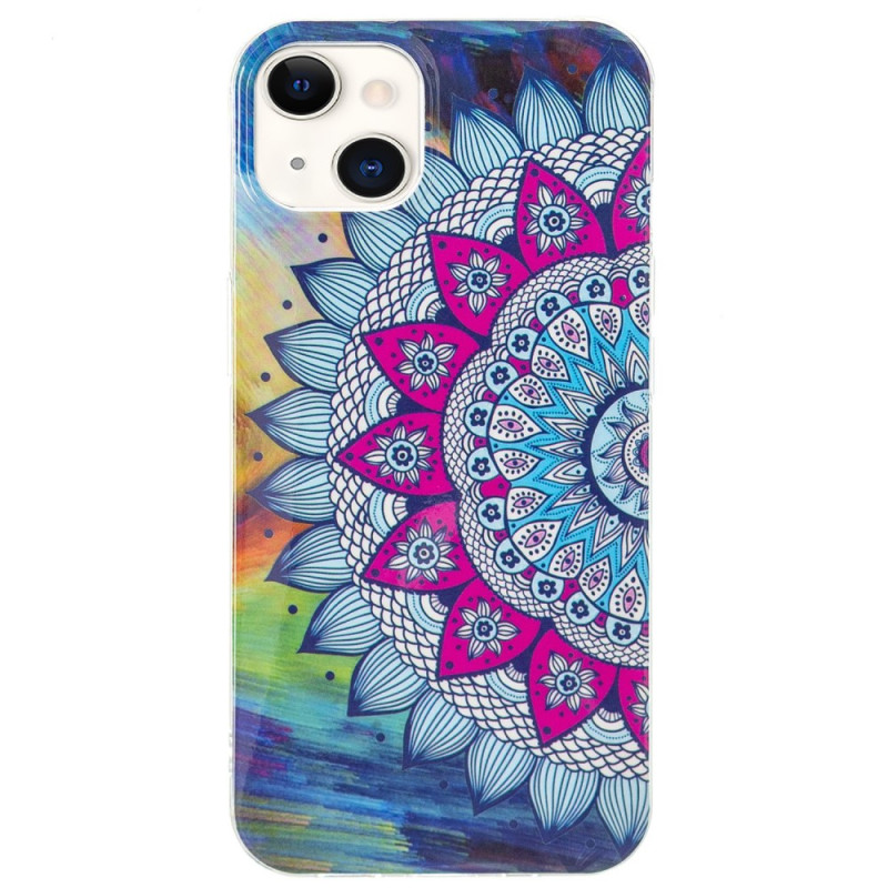 Funda Mandala Fluorescente iPhone 15 Plus