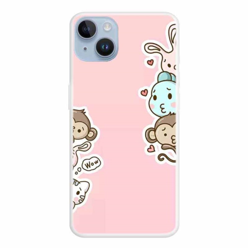 Funda iPhone 15 Plus Animales Wow