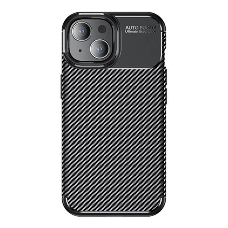 Funda iPhone 15 Plus Fibre Texture Carbon