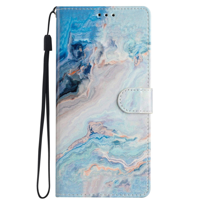 Funda iPhone 15 Pro Color Mármol con Colgante