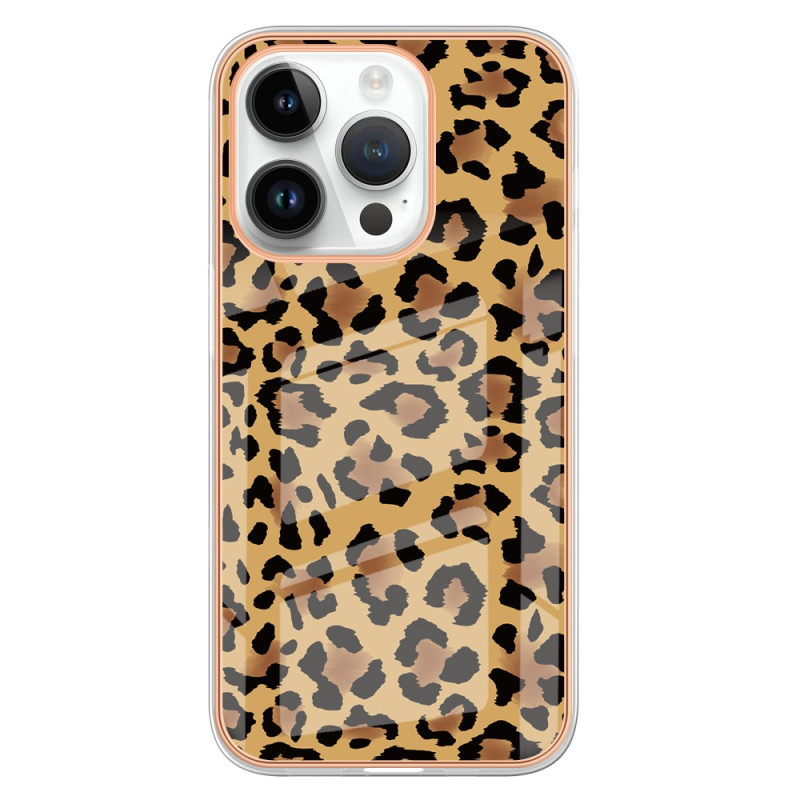 Funda iPhone 15 Pro efecto leopardo