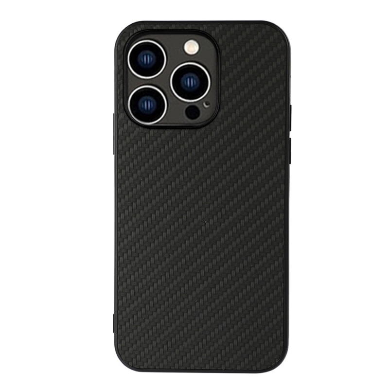 Funda iPhone 12 Pro Max Cristal Templado Fibra de Carbono Clásico - Dealy