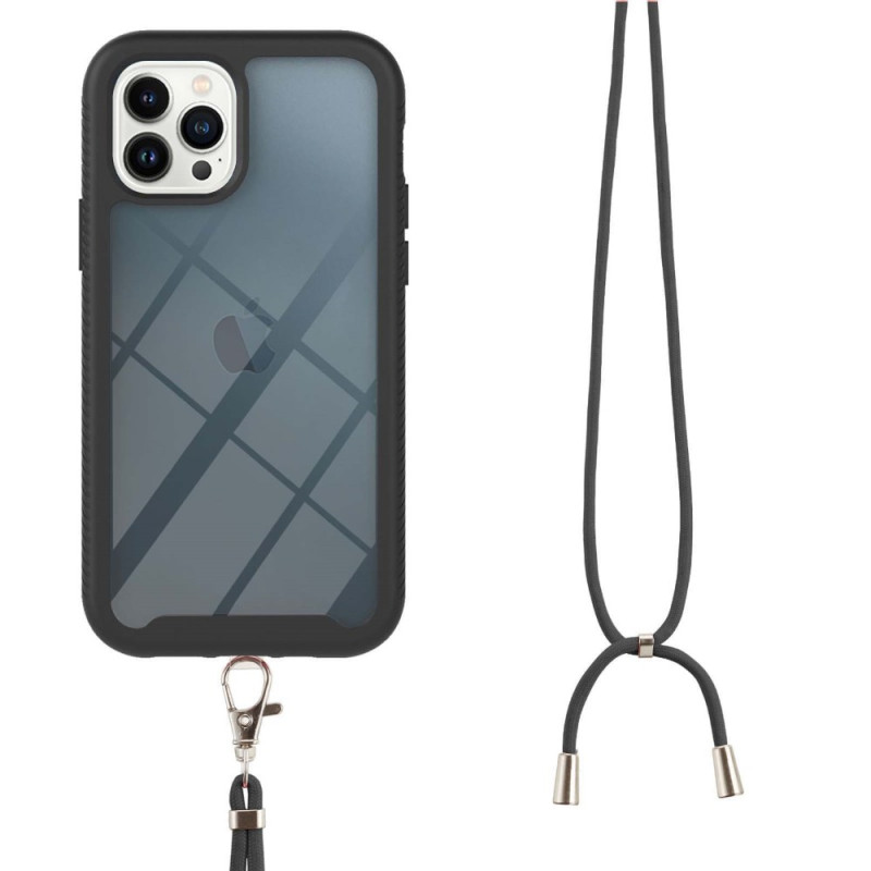 Funda transparente con cordón para iPhone 15 Pro Max - Dealy