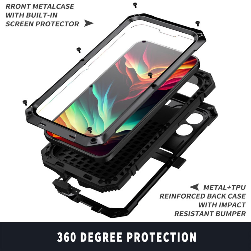 Protector de pantalla de cristal templado negro Contour iPhone 15