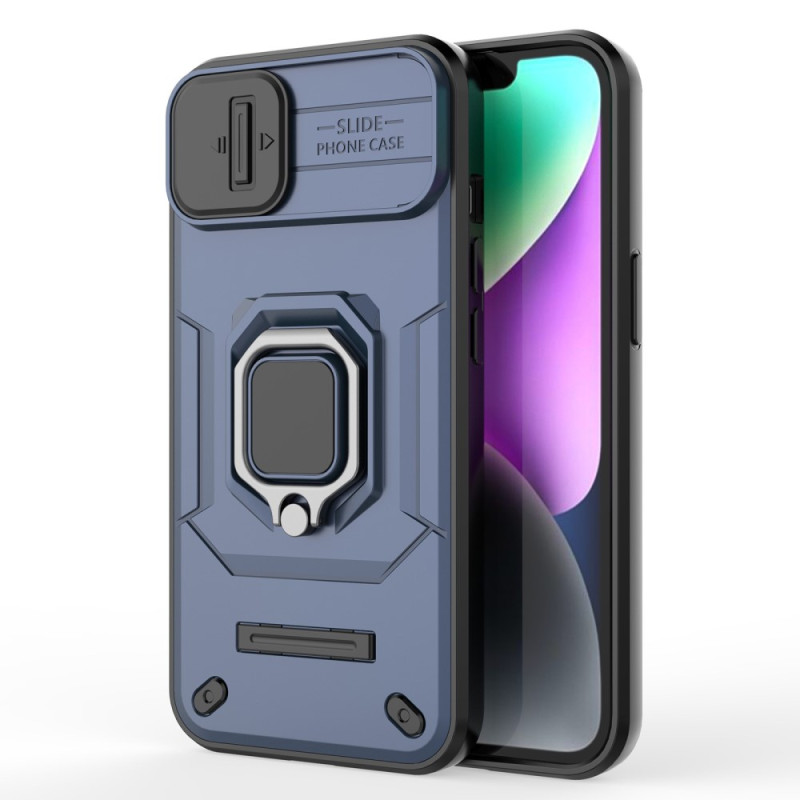 Funda iPhone 15 Plus Resistente al Anillo con Protector de Cámara