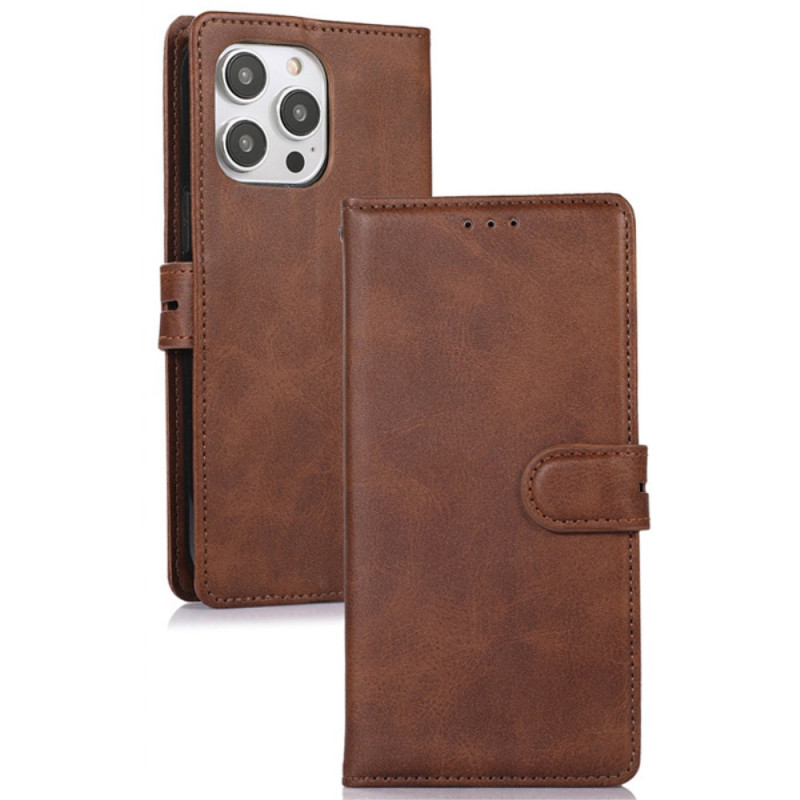 Funda iPhone 15 Plus Simili Cuir Mat