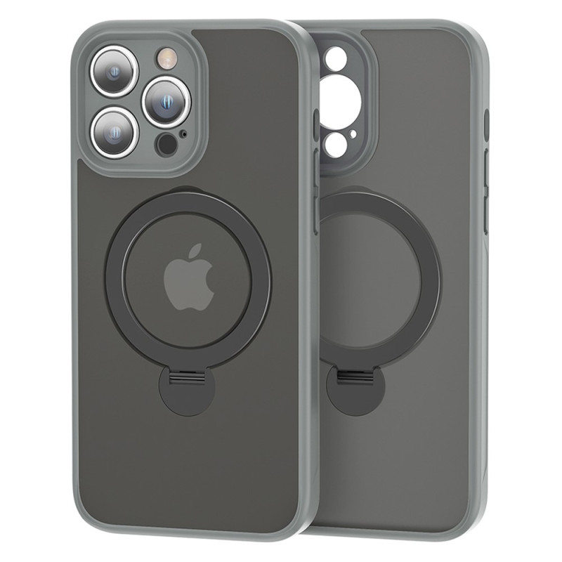 Funda translúcida MagSafe compatible con iPhone 15 Pro con soporte