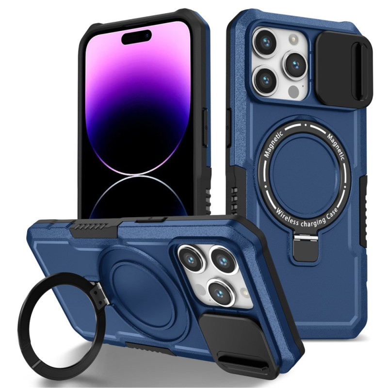 Funda iPhone 15 Pro Max con soporte y protección de lente