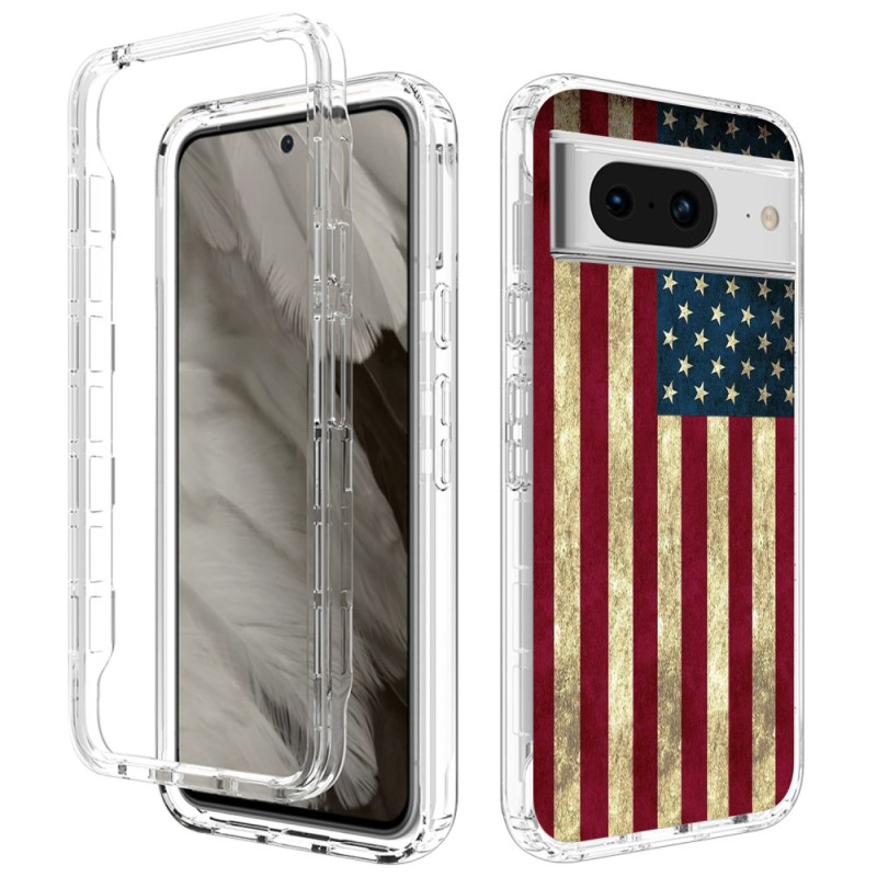 Google Pixel 8 Hard Shell Bandera Americana