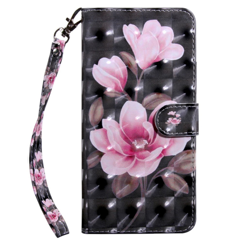 Funda con colgante
 Google Pixel 8 Pink Flowers