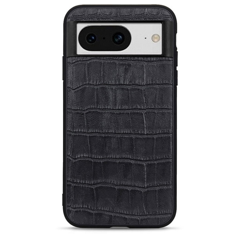 Funda de piel genuina estilo cocodrilo para Google Pixel 8