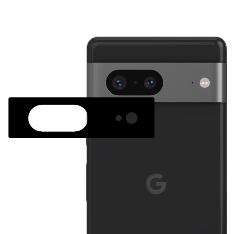 Lente protectora de cristal templado para Google Pixel 8 versión negra