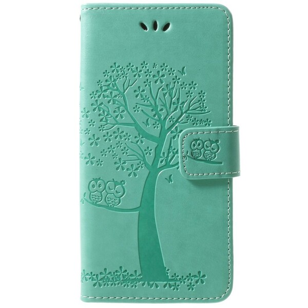 Funda con colgante para el Samsung Galaxy S9 de árbol y búho