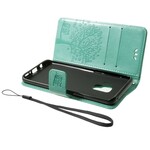 Funda con colgante para el Samsung Galaxy S9 de árbol y búho