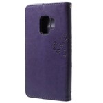 Funda con colgante para el Samsung Galaxy S9 de árbol y búho