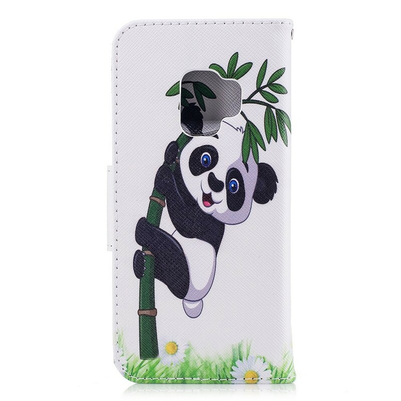 Funda Samsung Galaxy S9 Panda sobre bambú
