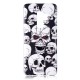 Funda fluorescente de calaveras de precaución para el Samsung Galaxy S9
