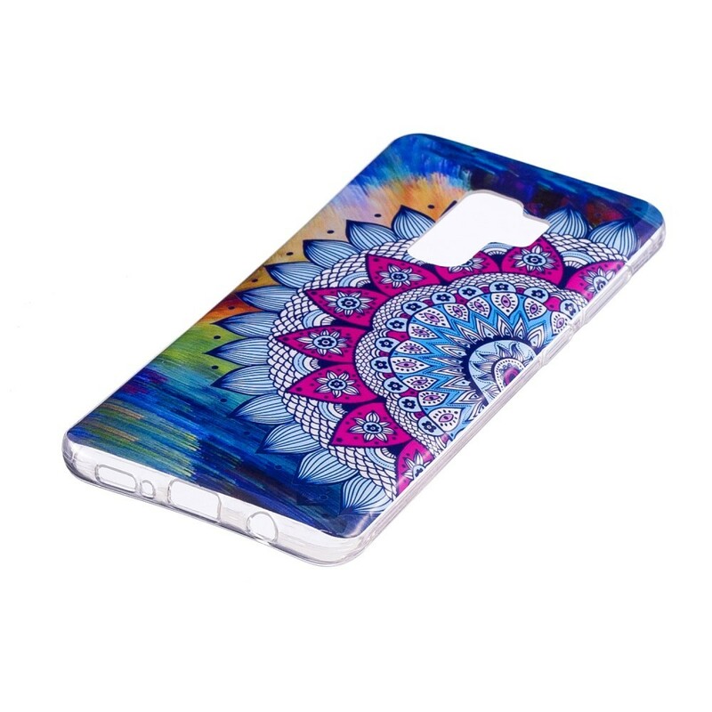 Funda Samsung Galaxy S8 Mandala de color fluorescente